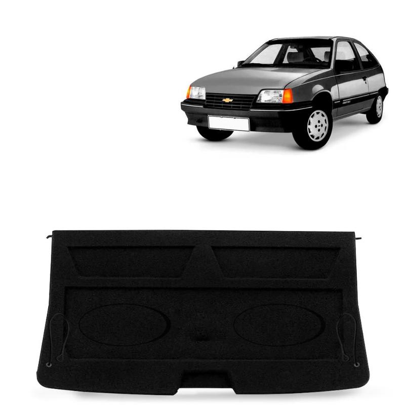 Tampão Porta Malas Kadett 1989 a 1998 Preto Furos 6x9 Bagagito - R